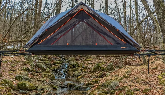 The Aerial A1 offers above-ground camping