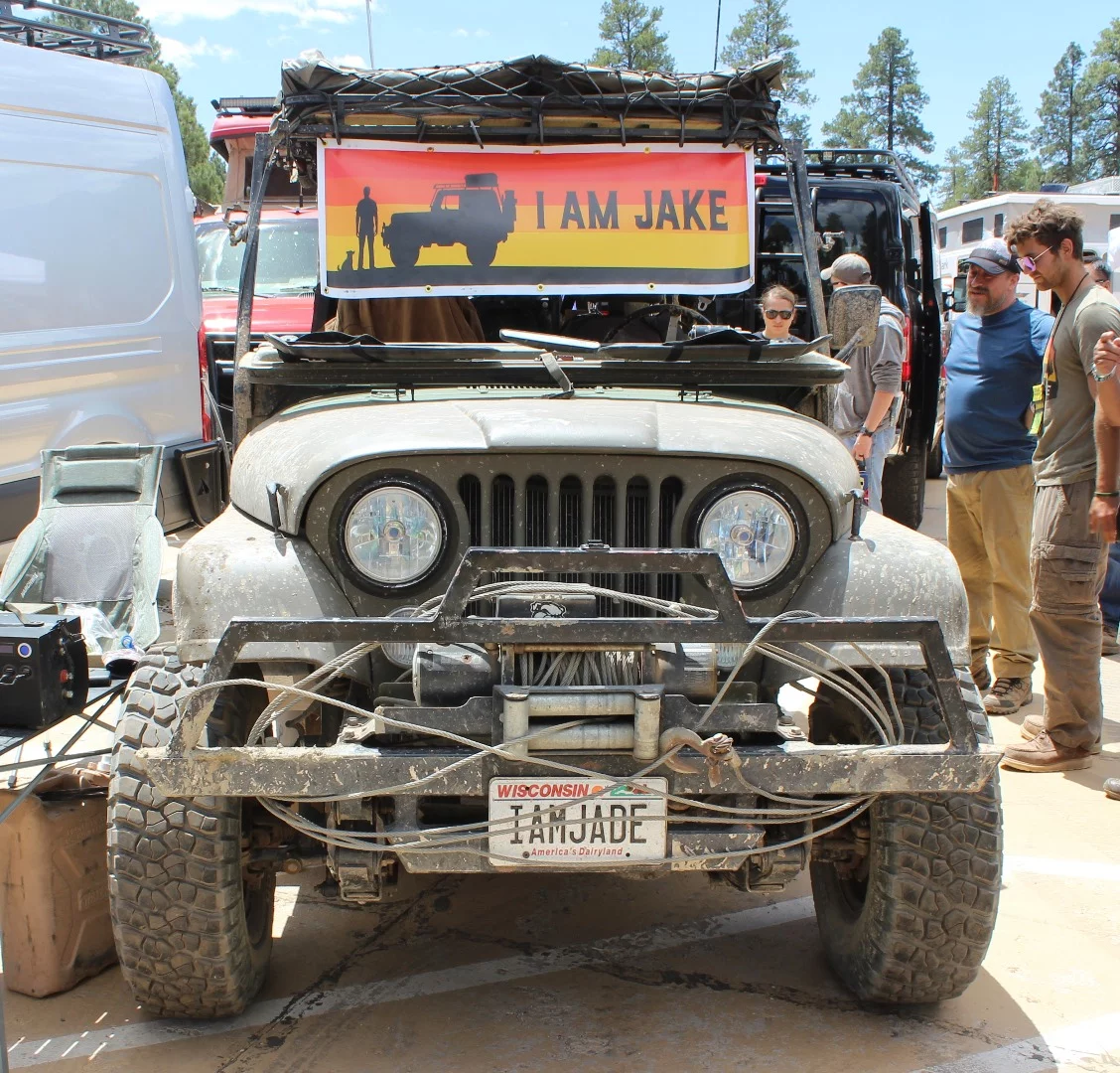 This rugged Jeep Wrangler named "Jade" serves as a mobile base for owner Jake Wettern, who's documenting his 50-state road trip on YouTube