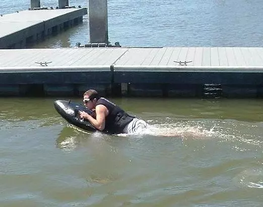 The Kymera jetboard is a jet-powered body board