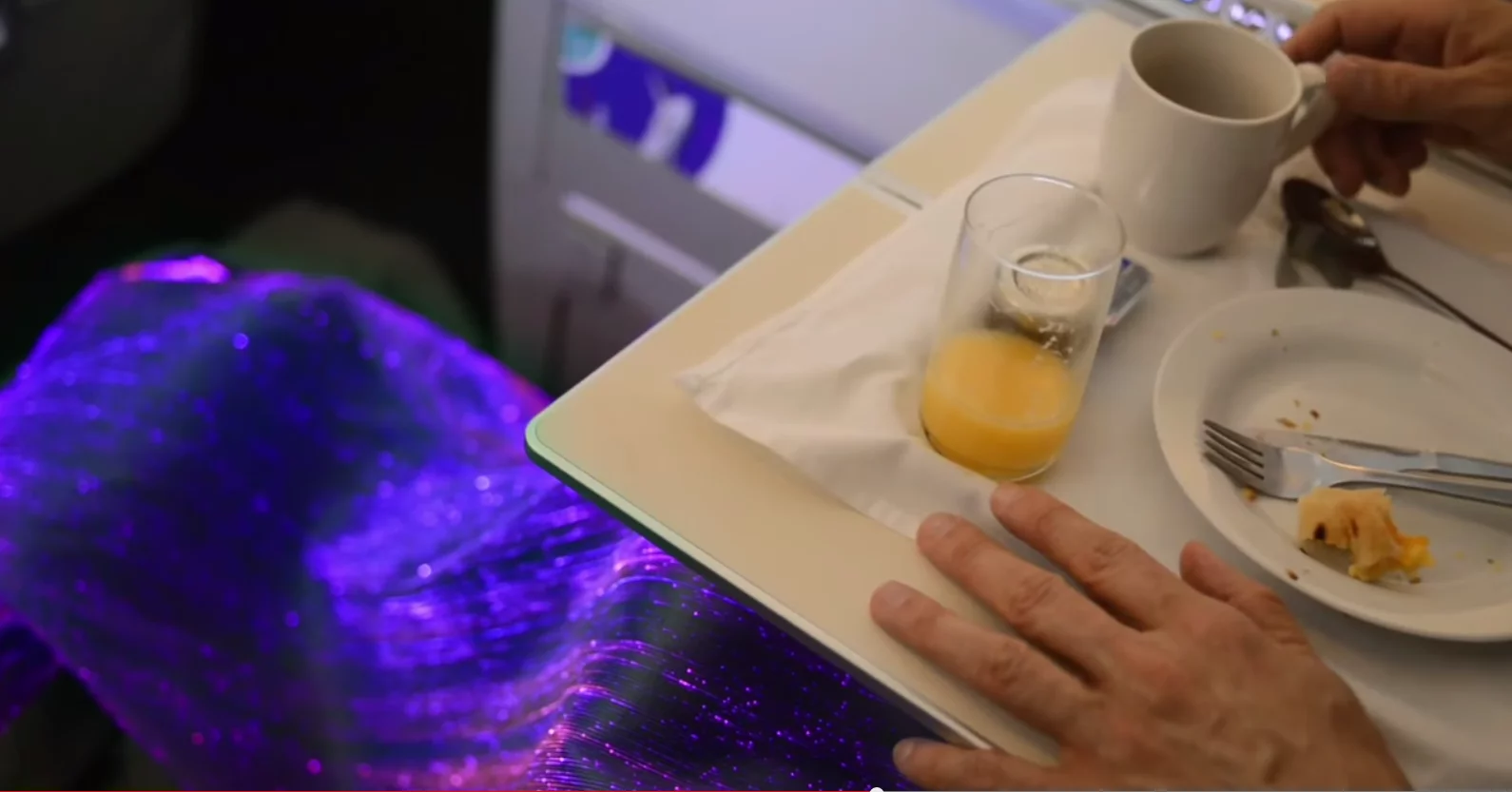 The study learned that food made the participants more relaxed