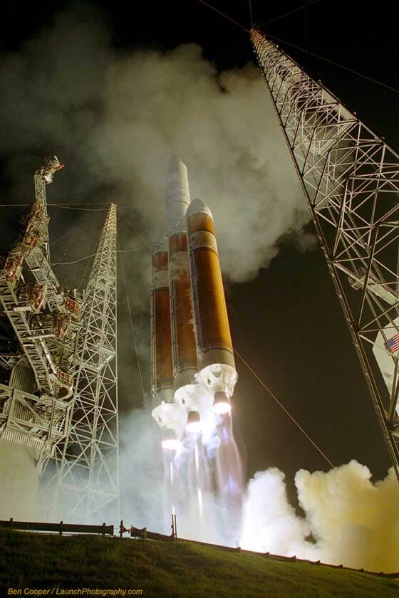 ATLAST is currently planned to be launched atop a Delta-IV Heavy Launch Vehicle (Photo: Ben Cooper)