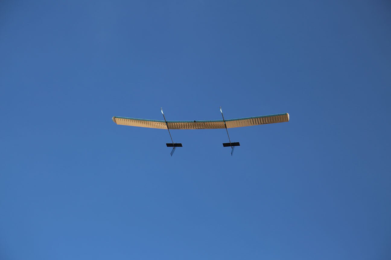 The Astigan A3 in flight