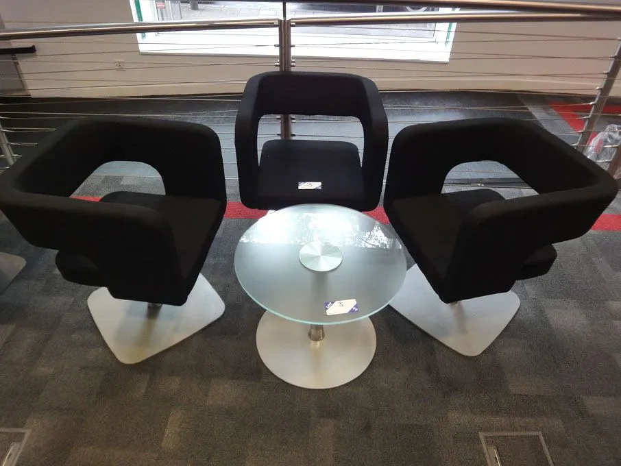 Lot 3 - Bush House reception table and chairs