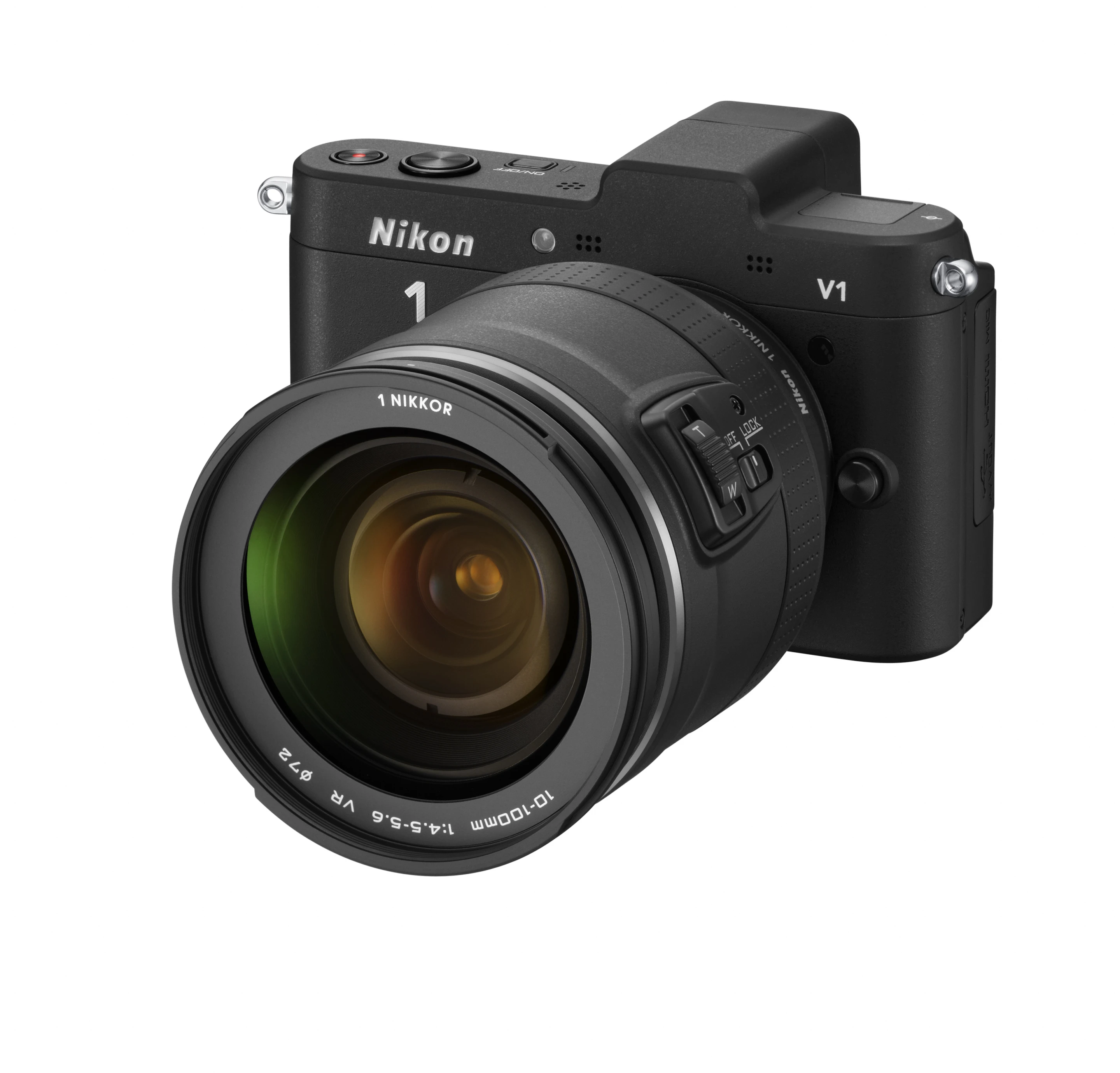The V1 with Nikon's first powered zoom lens - 1 NIKKOR VR 10-100mm f/4.5-5.6 (27-270mm equivalent) power zoom lens