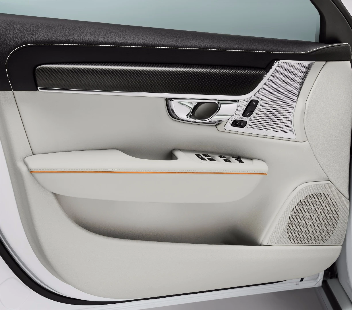 Interior detail of the V90 Cross Country Volvo Ocean Race