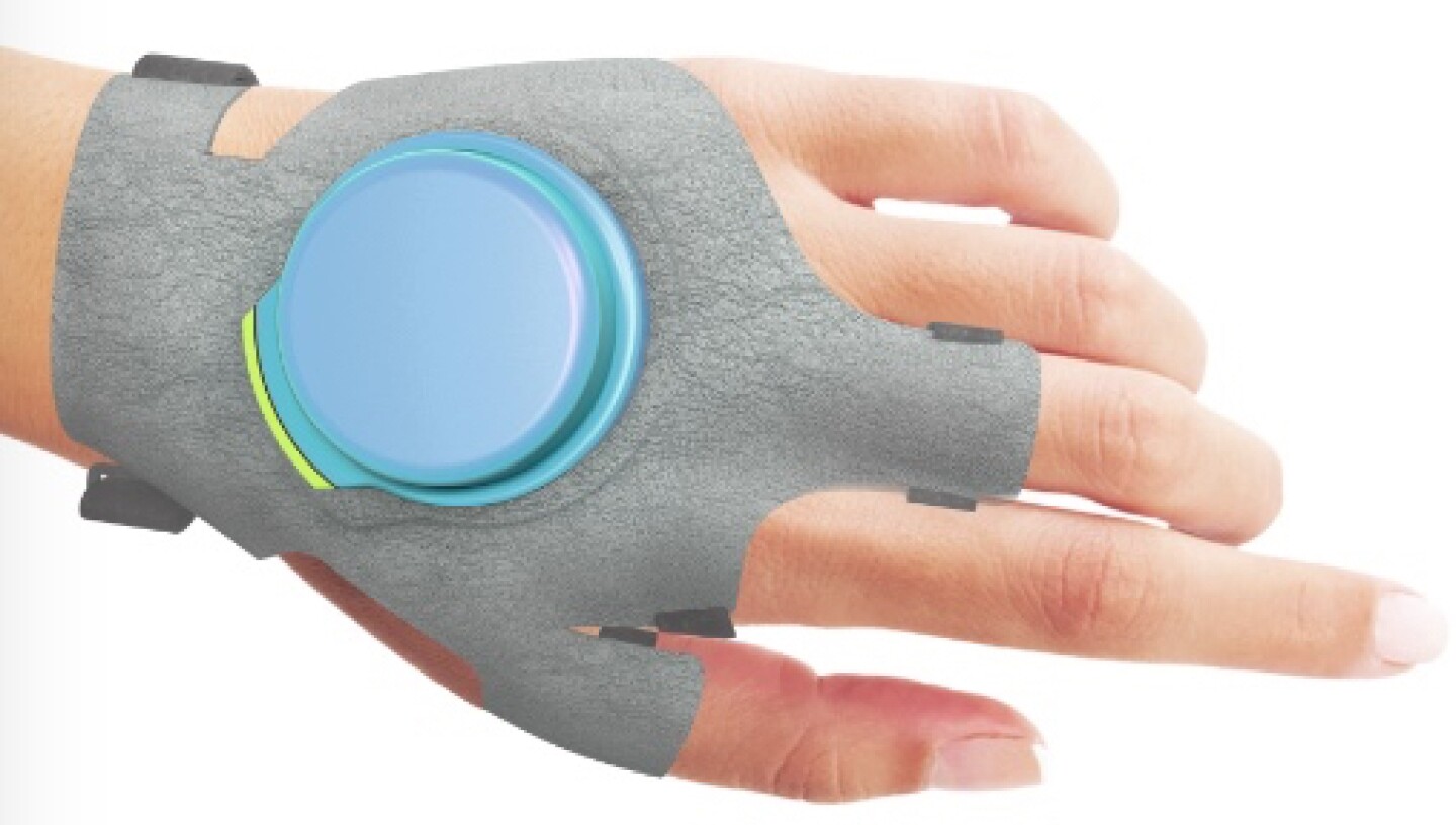 Gyroscopic glove takes on tremors