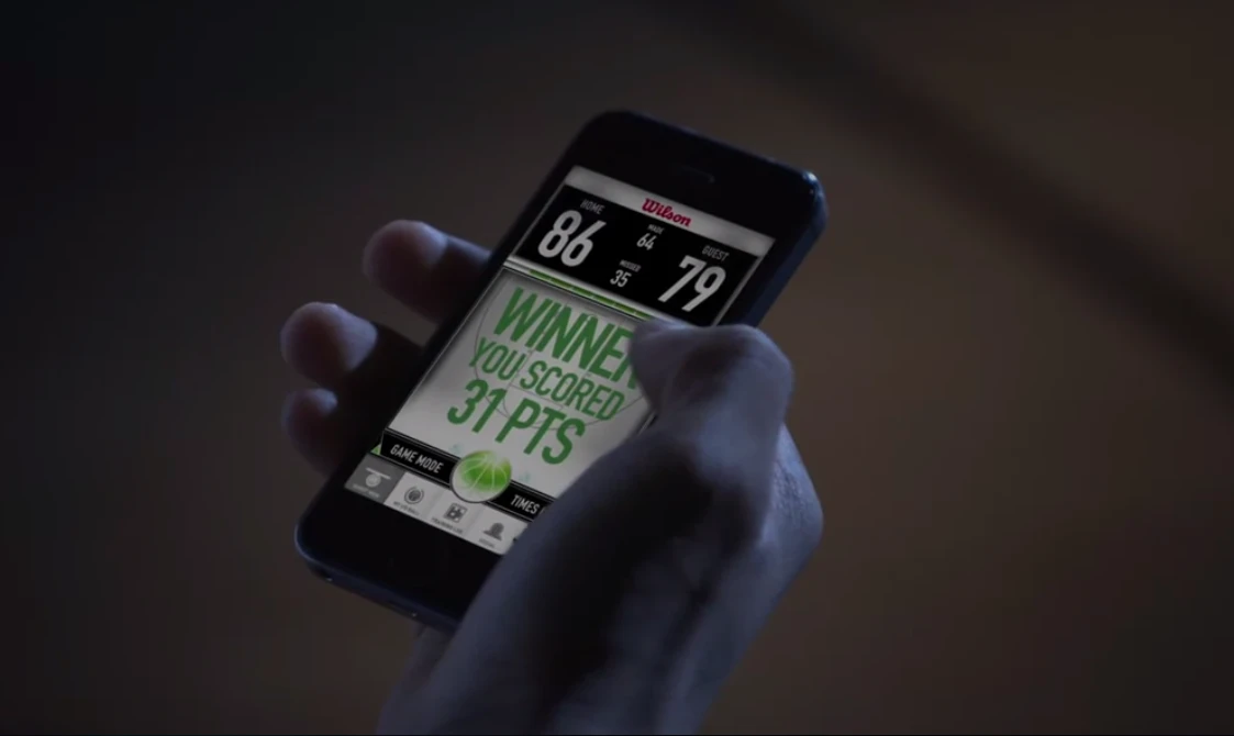 When the training session comes to an end, users can view their shot success from two-point and three-point range, and also how many they made from the free throw line
