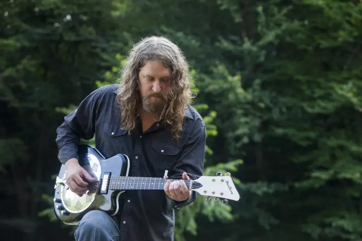 Bow Thayer with the pre-production prototype Bojotar