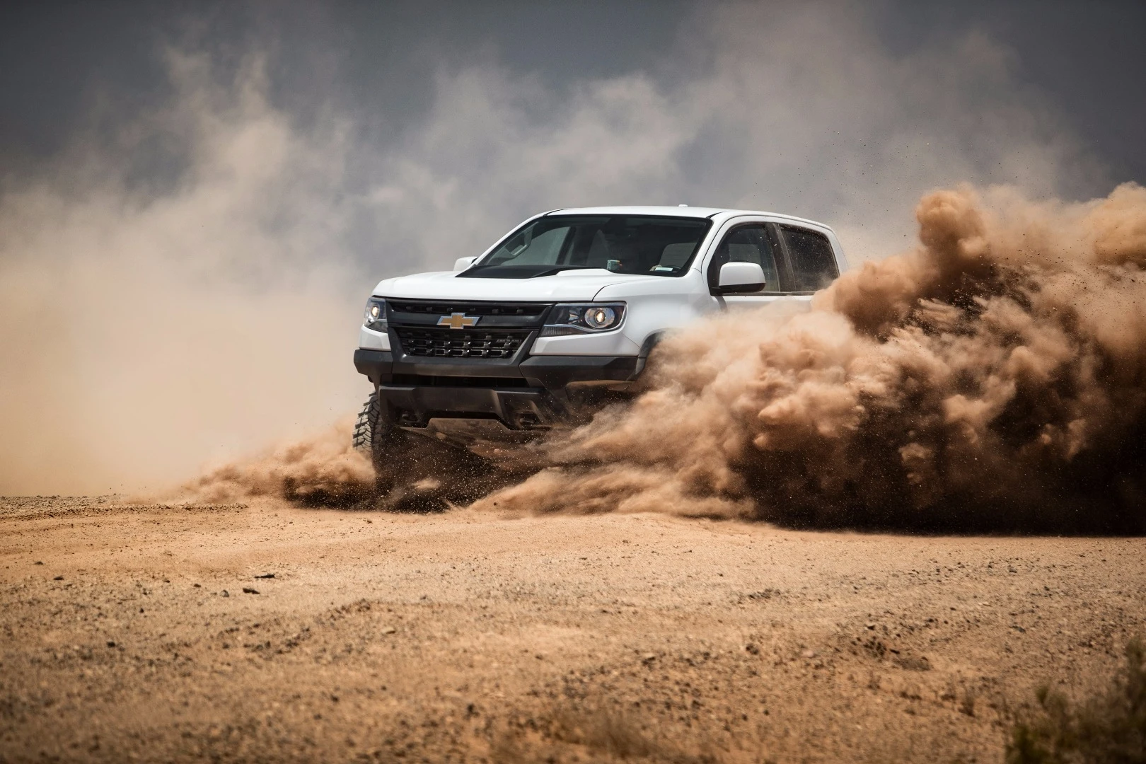 The ZR2 Race Development has long-travel DSSV shocks