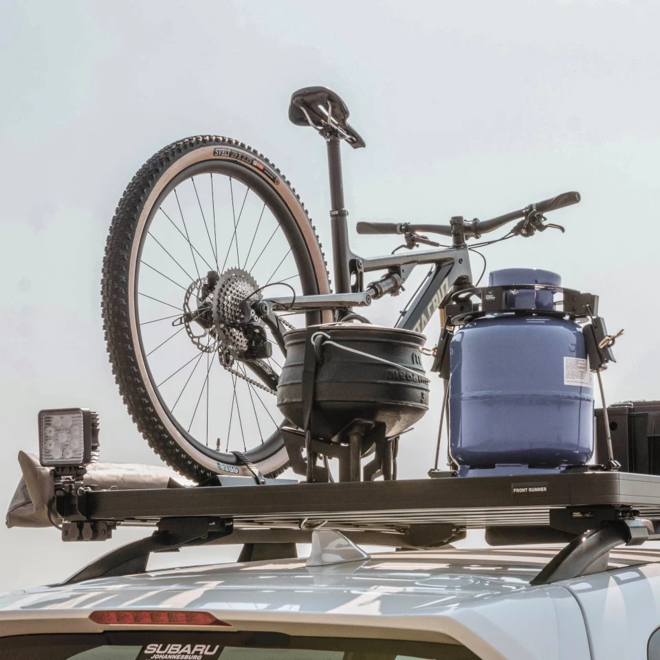 Front Runner offers LED area lights and mounts for propane tanks, dutch ovens, bikes, cargo boxes, awnings and more