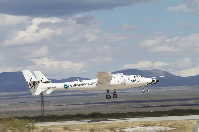 Virgin Galactic craft at the Spaceport (Photo: Spaceport America)
