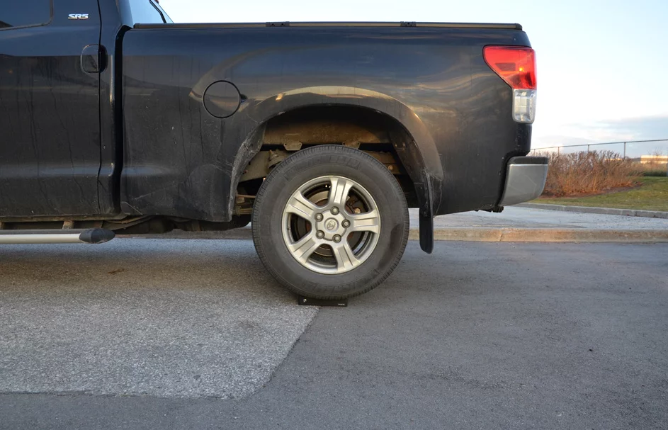 The Stealth being run over