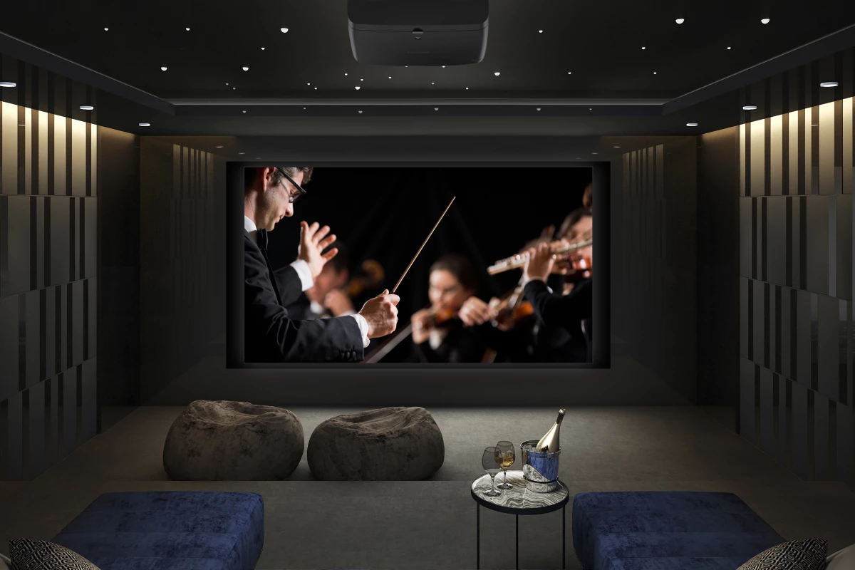 A combination of Epson's own 3LCD projection engine, a multi-array laser diode light source, a 36-bit picture processor and new precision shift glass plate technology is reported to result in a "must see it to believe it home theater experience"