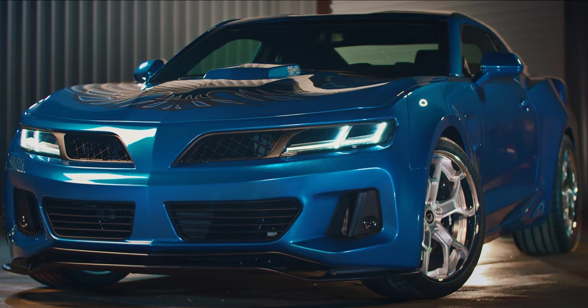 The Trans Am Super Duty's Pontiac looks are created by a body kit with a lot of carbon fiber