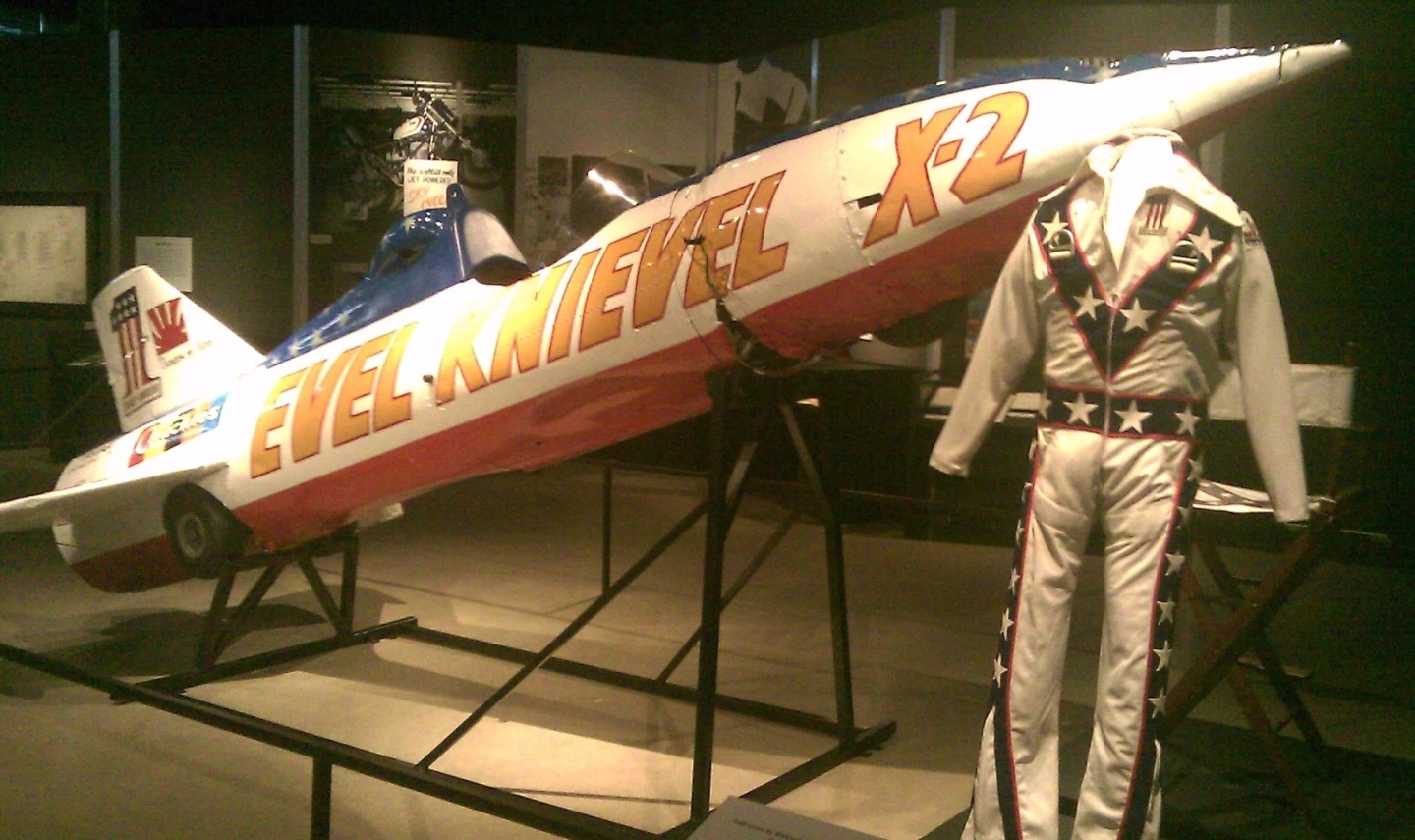 The crashed Skycycle X-2 now lives at the Harley Museum