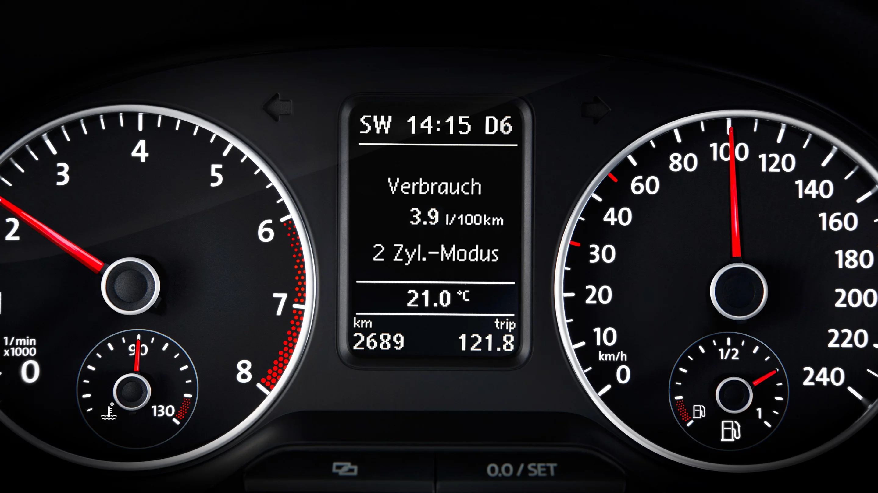 Obviously there's a lot of technology involved in a smooth transition from one mode to another to ensure there is no jerk or snatch, and the dashboard keeps the driver informed of how many cylinders are activated.
