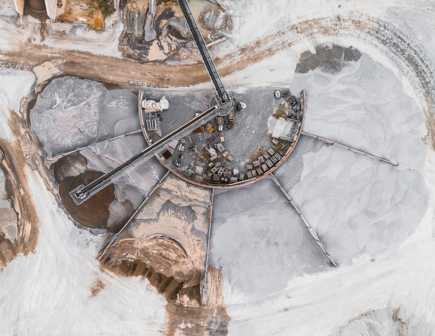 The Quarry Series: Open pit mining is the way most raw materials for construction are gathered from the ground
