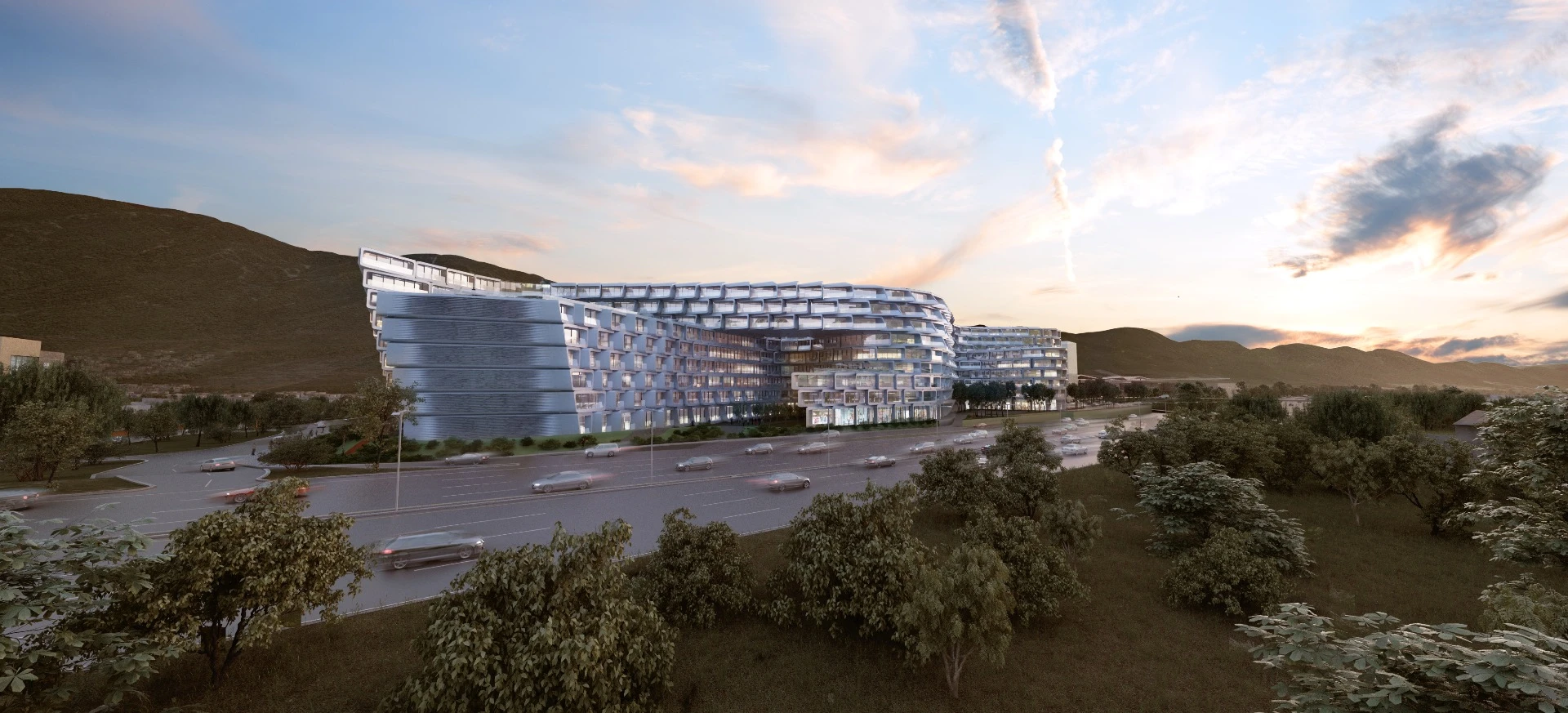 Designed by Zaha Hadid herself, along with Patrik Schumacher, the project architect is Andrés Arias Madrid