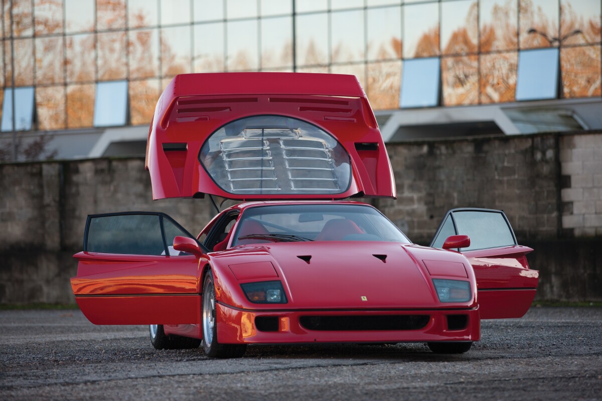 1990 Ferrari F40 (€900,000 - €1,300,000) (Photo: Cymon Taylor/RM Auctions)