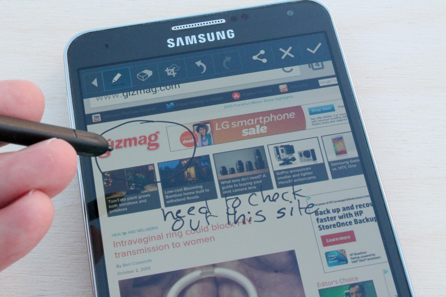Screen Write lets you annotate screenshots