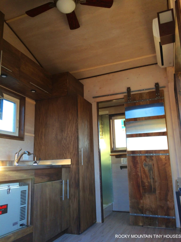 Inside the tiny house