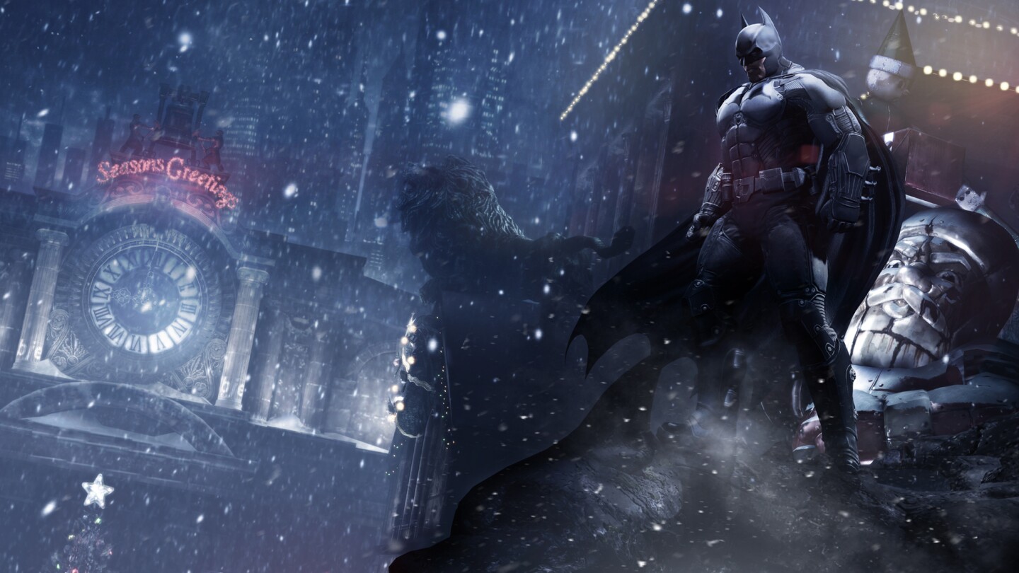 The game's developers didn't try very hard to justify a Gotham city without any non-criminal citizens