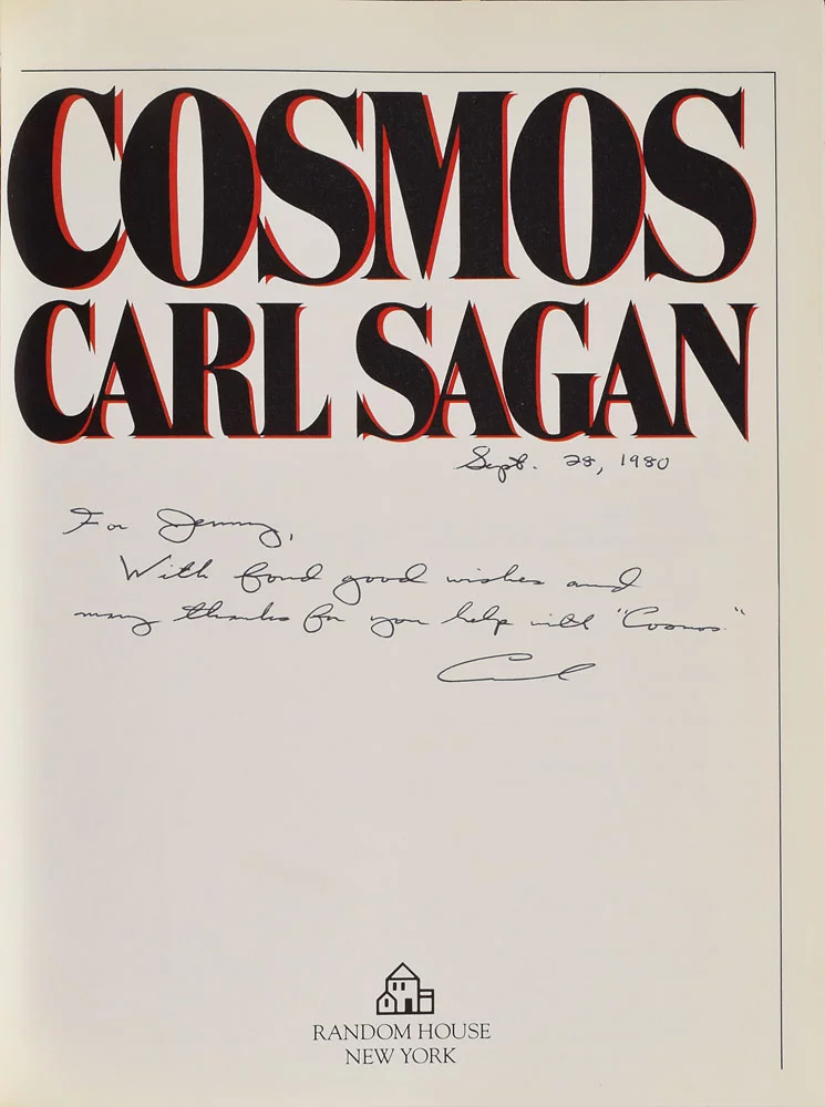 Signed edition of Cosmos