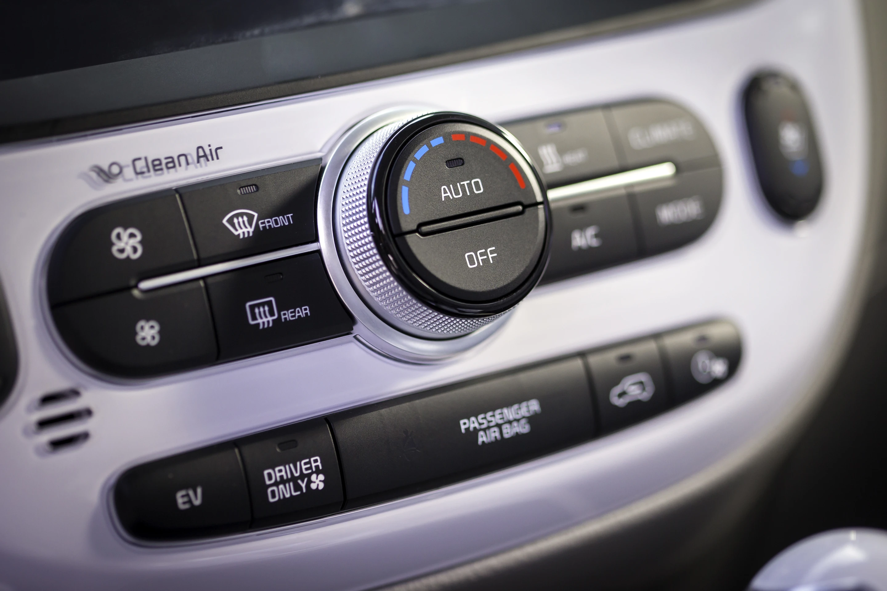 HVAC controls are made from antibacterial materials