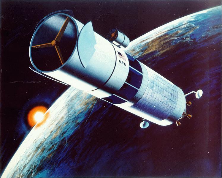 Concept of a space-based laser weapon