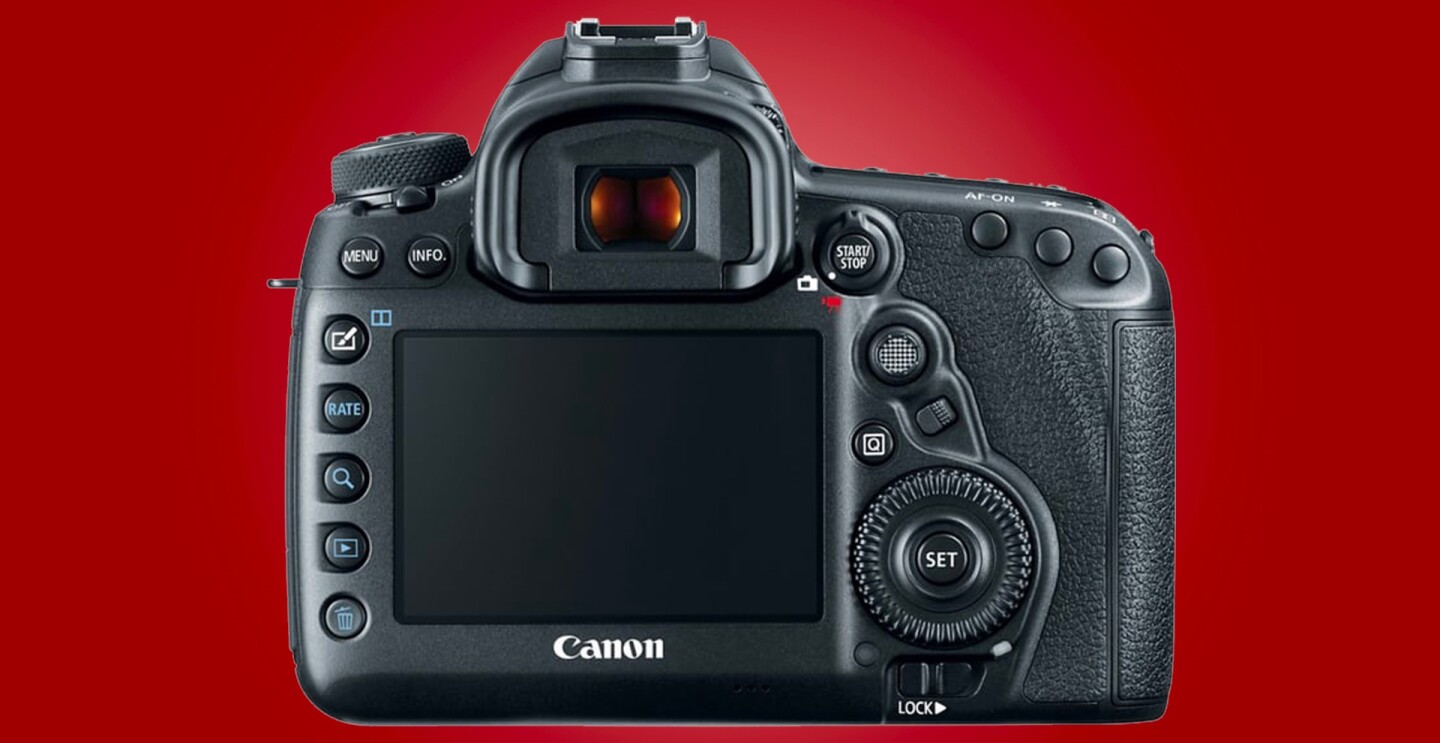 The Canon EOS 5D Mark IV full frame DSLR can shoot 4K video