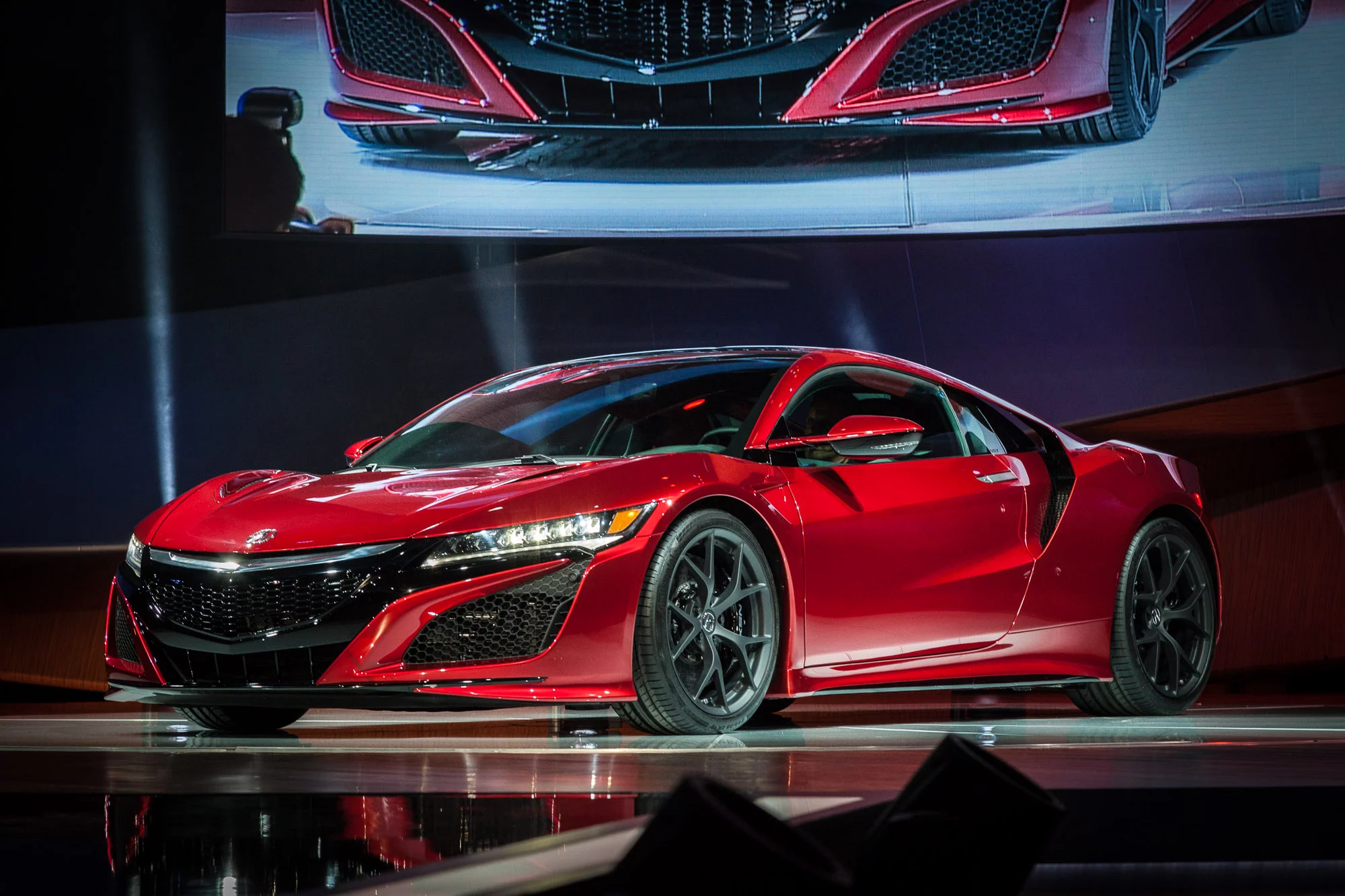 The production spec Acura NSX Version 2.0
