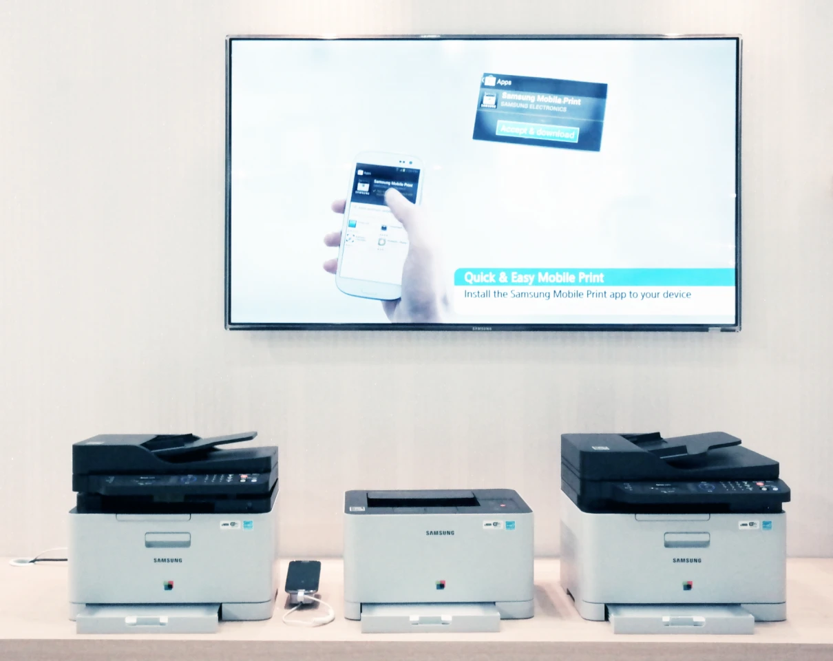 Samsung's NFC-enabled Xpress C410W series color laser printers