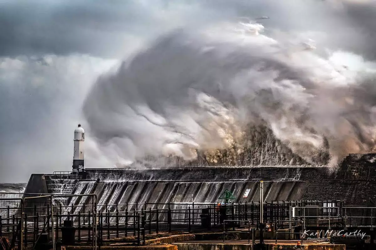 A runner up from the Photobox Instagram Photography Awards in the Landscape category, capturing Storm Ophelia hitting Wales by @mccarthy.karl