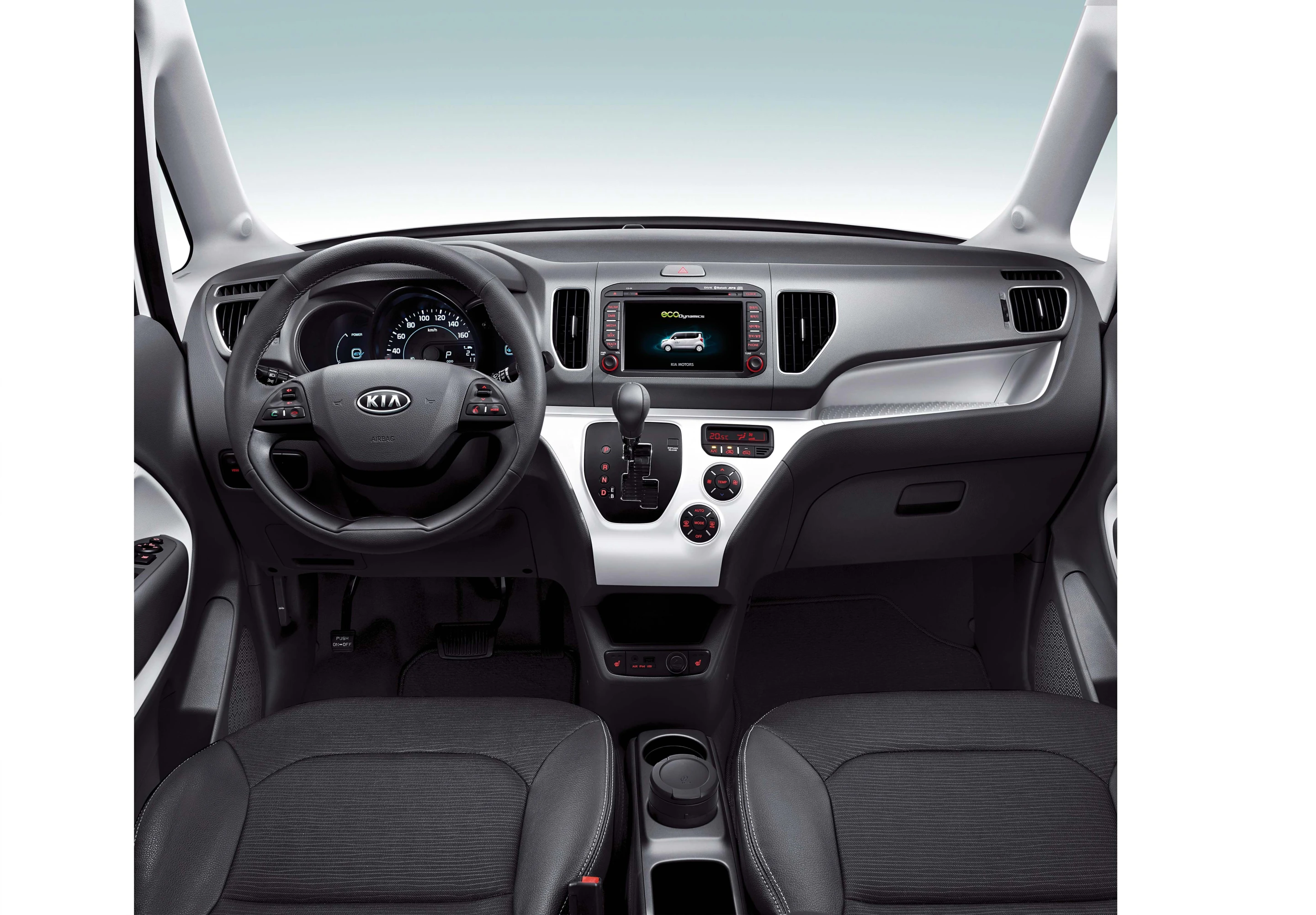 The Kia Ray EV interior