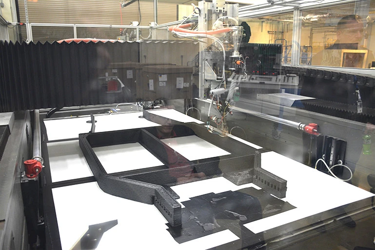 The ORNL Shelby Cobra's frame
