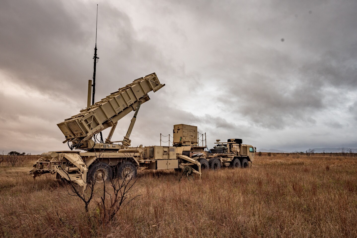 Patriot Launcher on US Army field exercise