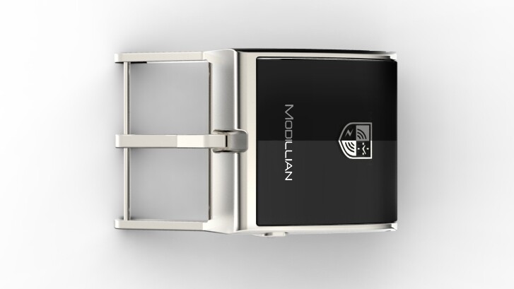 The Modillion module that attaches to a watch strap