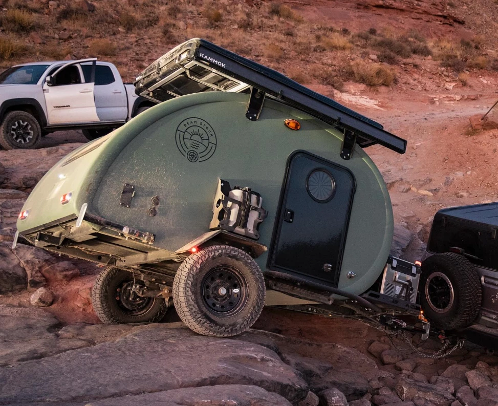 Bean puts the Stock 2.0 through its paces out in the desert