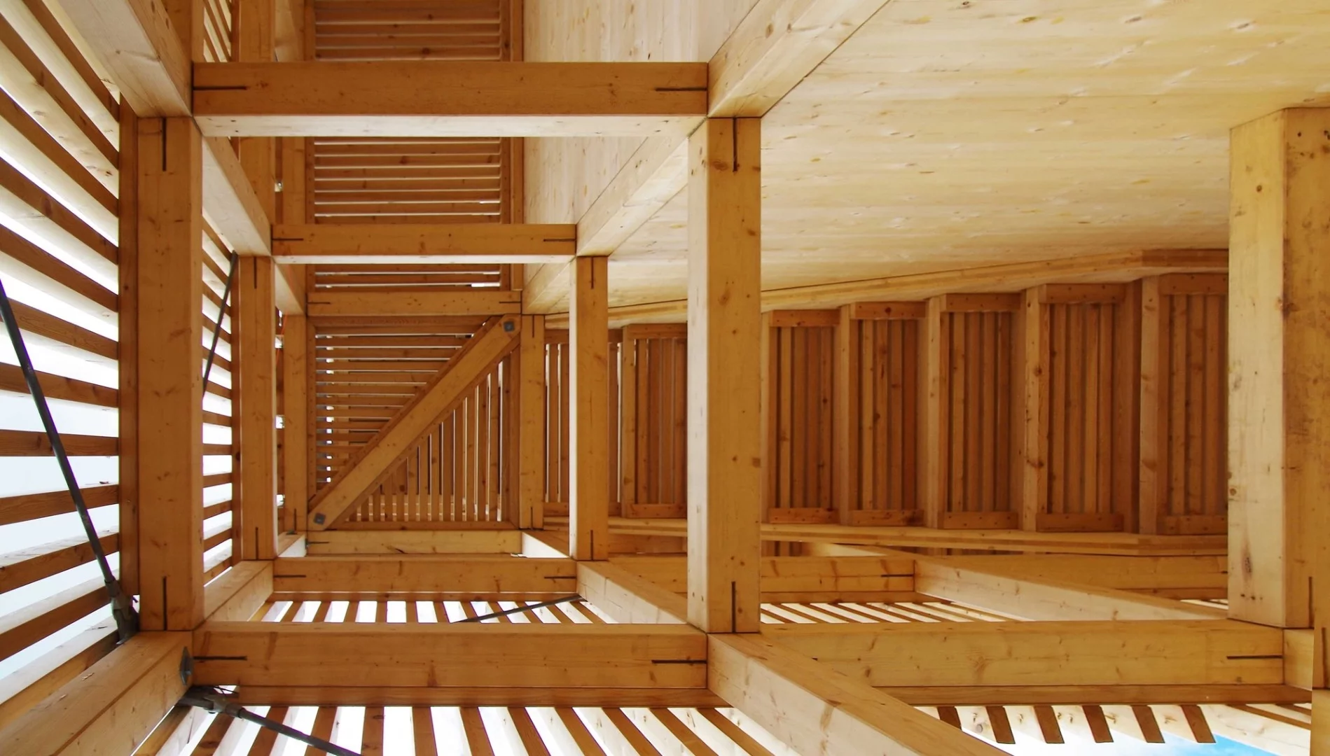 Wheelchair bound visitors can navigate to the tower's base can sit at the bottom and take in a reflected image though a periscope viewfinder