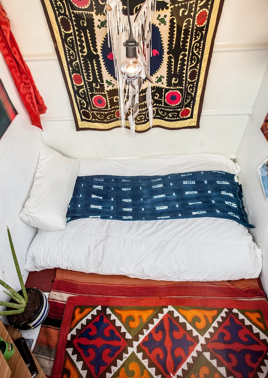 The dumpster is only a little longer than Wilson is tall (Photo: Sarah Natsumi Moore)