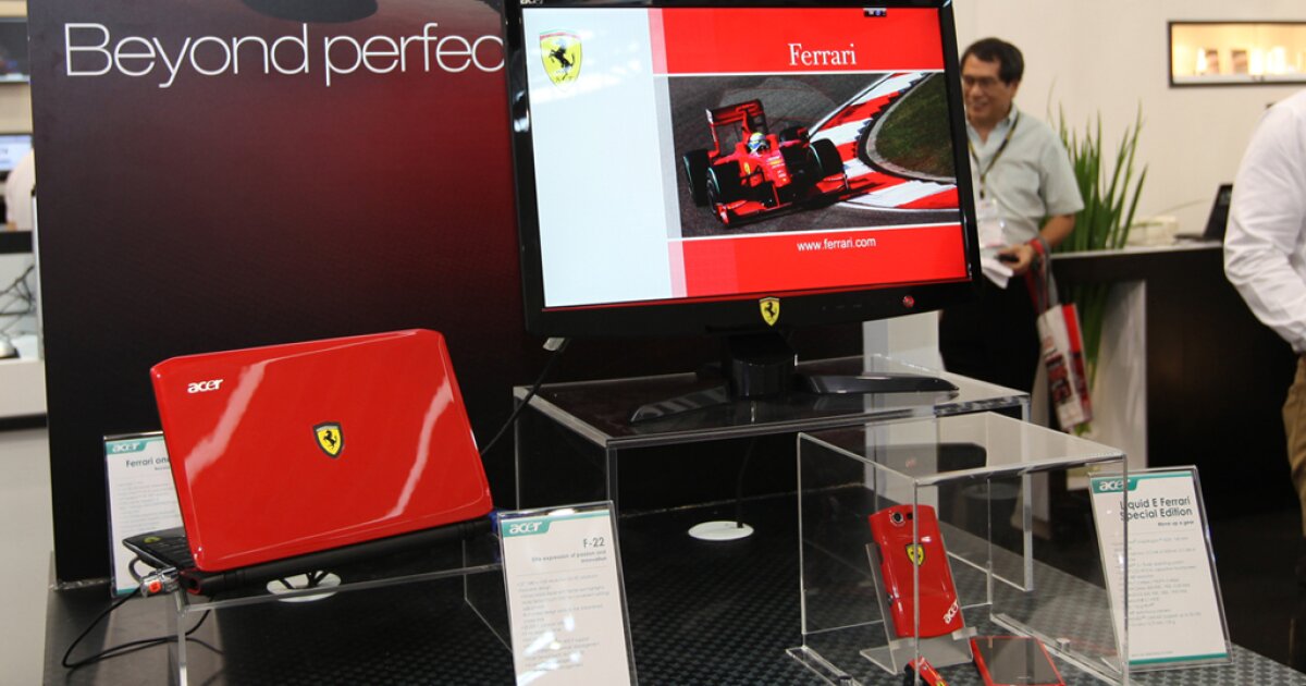 Special edition Ferrari smartphone joins Acer lineup