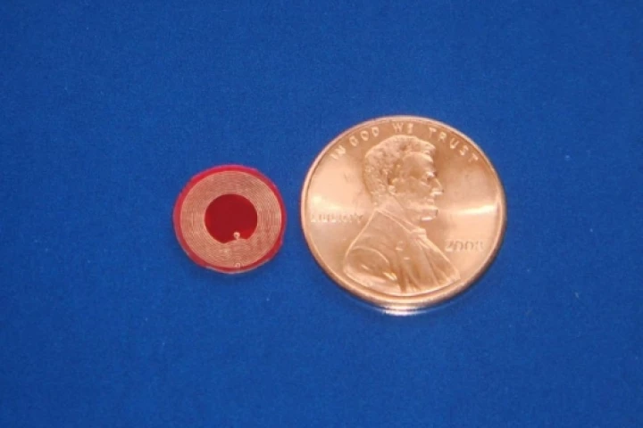Battery-free RFID sensors smaller than a penny