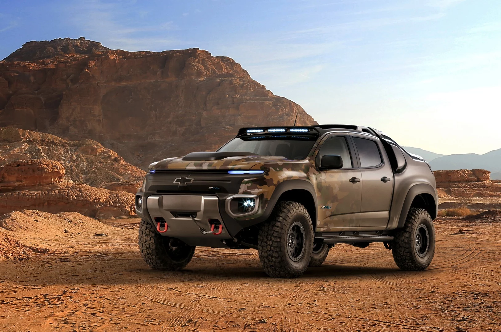 The Chevy Colorado ZH2 is a more extreme, off-road-ready pickup truck
