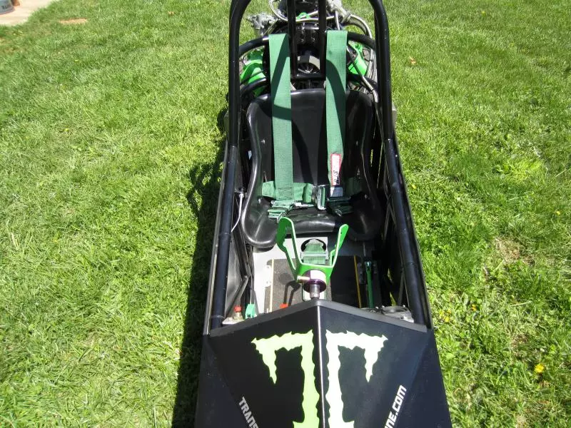 Jet Powered Junior Dragster cockpit