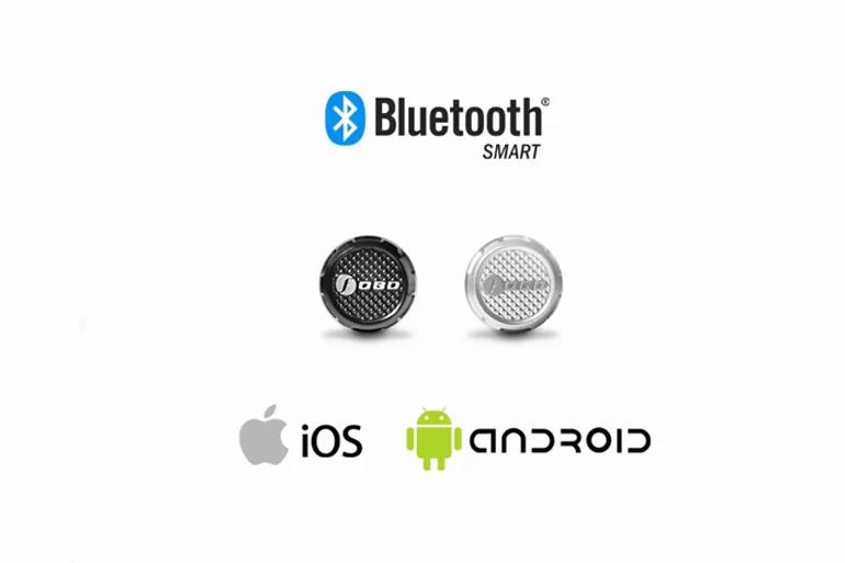 The Fobo TPMS system is compatible with either an Android or iOS smartphone equipped with Bluetooth 4.0