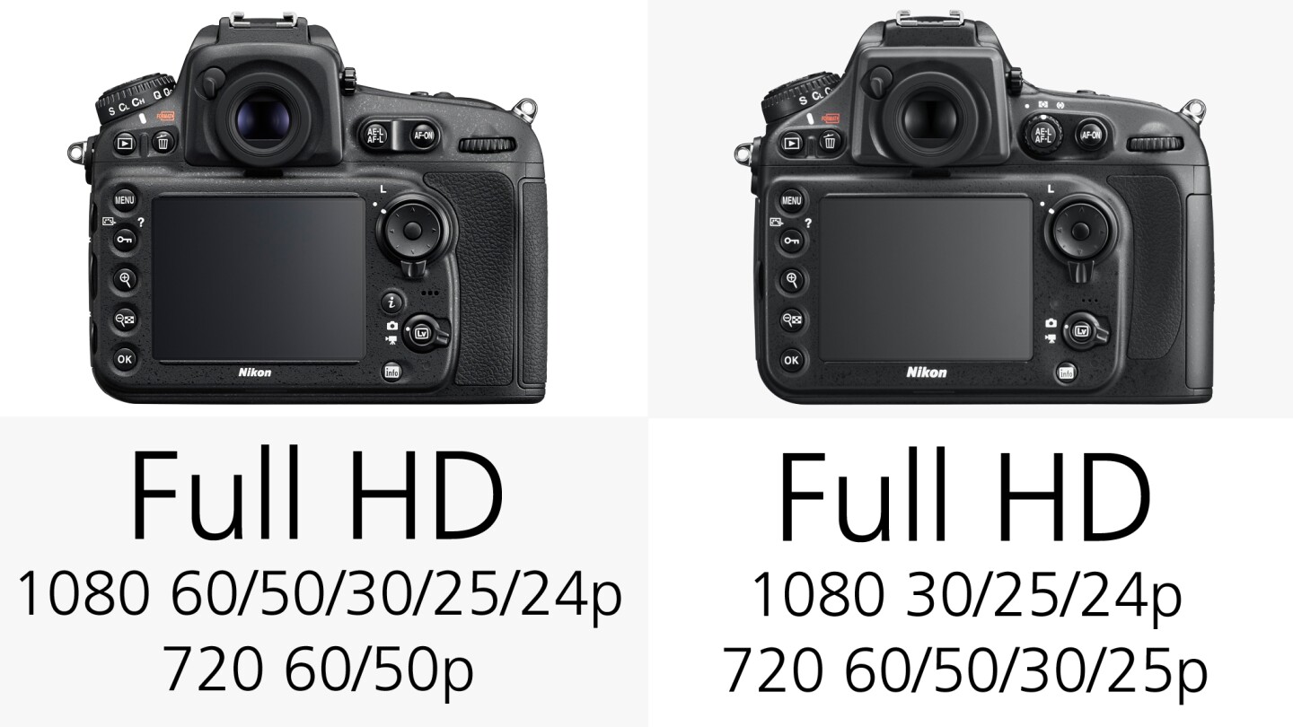 The Nikon D810 boasts a number of improved video features over the D800/E