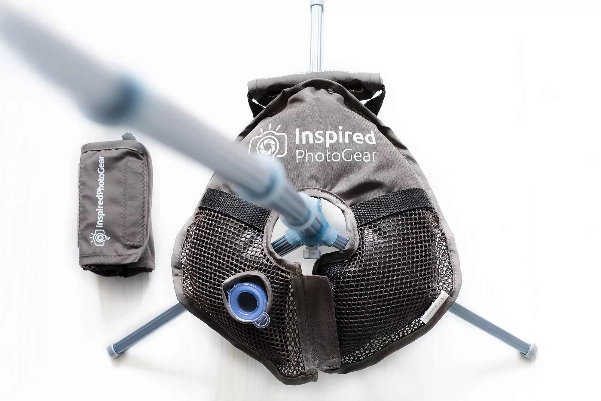 When filled with water a WaterWeight can be used to supply 1.3 kg of support