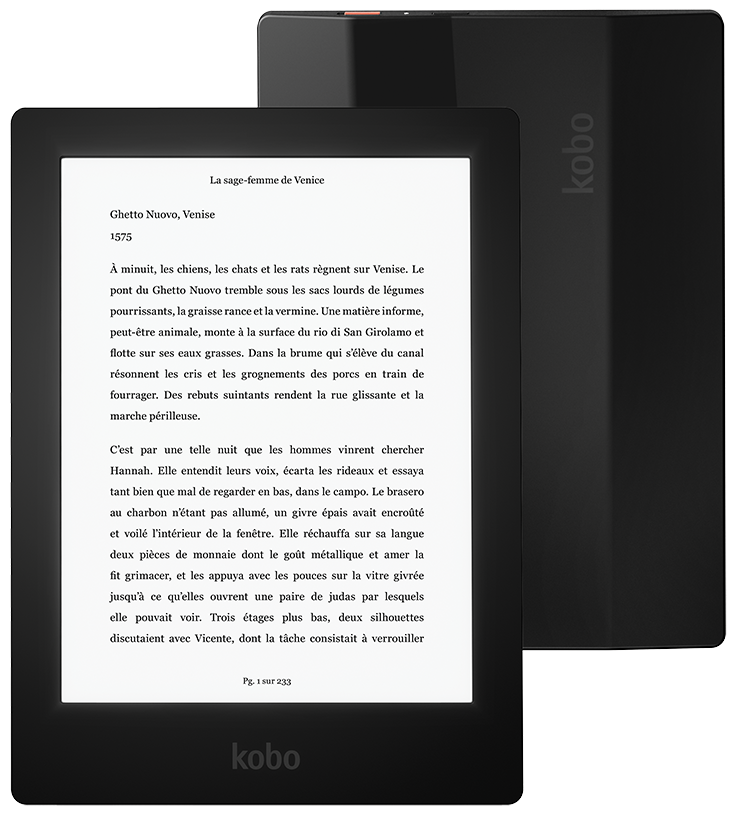 The reading software also lets users choose between 10 different font styles in 24 sizes, each of which can be adjusted further for sharpness and weight