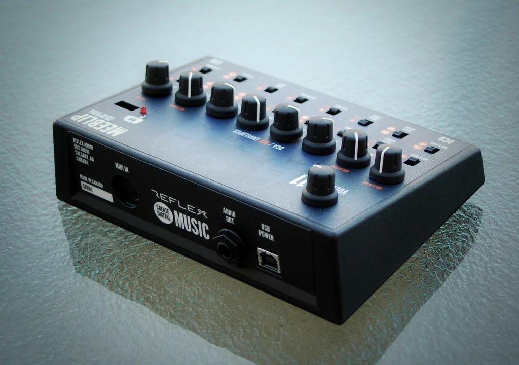 An ordinary assembled MeeBlip synthesizer (Photo: MeeBlip)