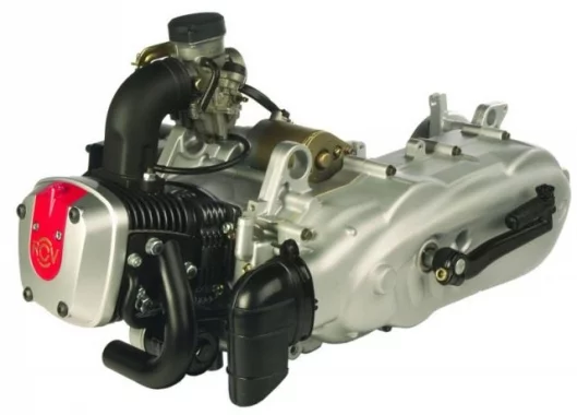 The prototype 125cc scooter engine